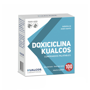 DOXICICLINA 100 MG KUALCOS X COMPRIMIDO UNITARIO