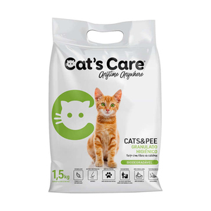 ARENA SANITARIA P/GATO CATS CARE 1.5KG