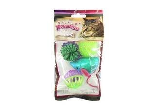 PAWISE 4PK CAT TOY